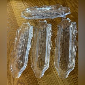 Set of 4 Vintage Corn Cob Dishes